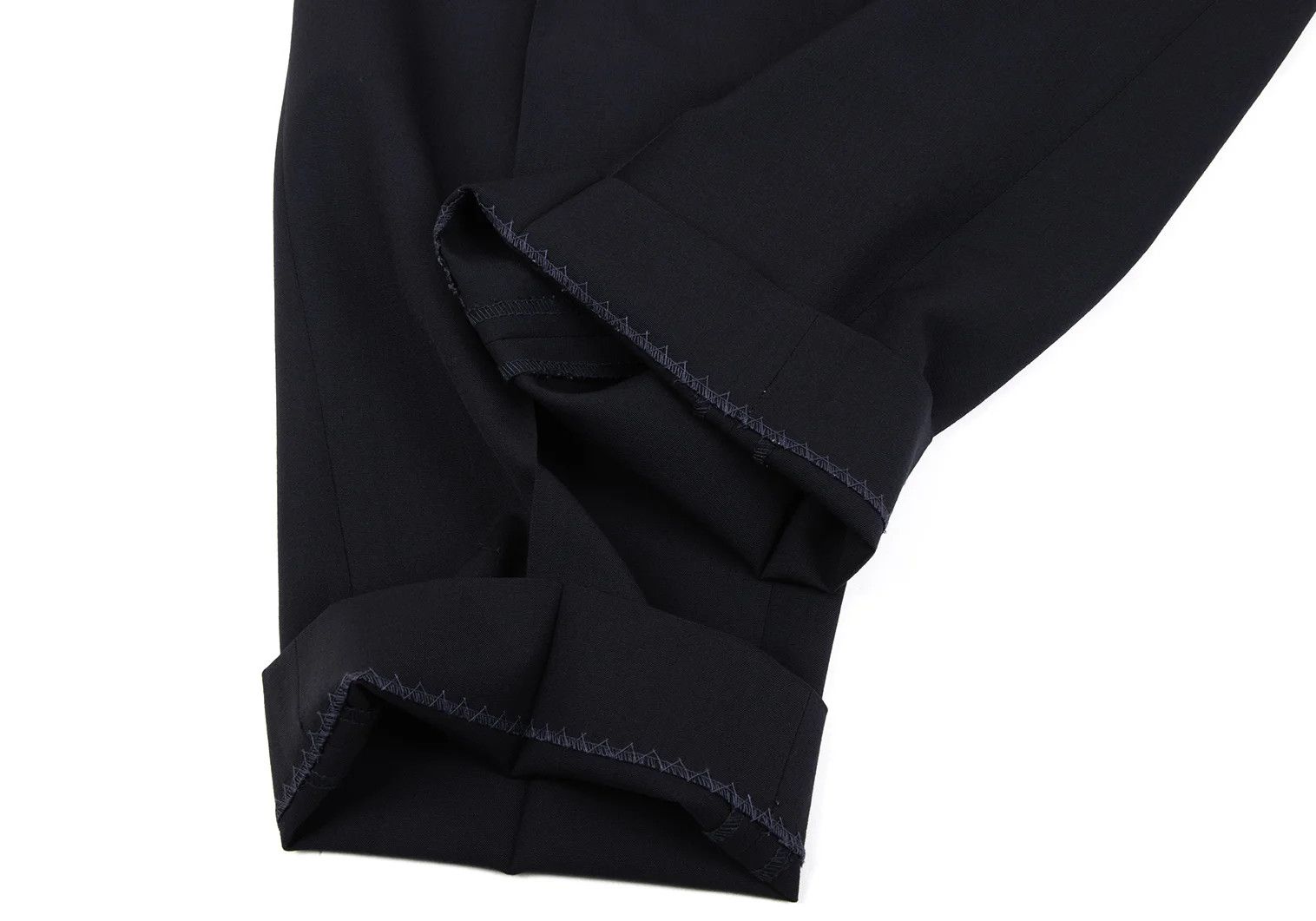 Jean Paul Gaultier Wool Tuck Pants in Navy, Size 48 Size US 32 / EU 48 - 9 Thumbnail