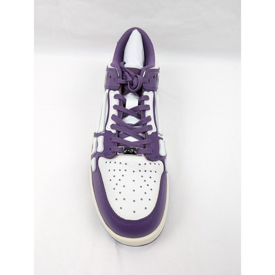 Amiri o1rshd1 Skeleton Low-Top Sneakers in Purple/White Size US 12 / EU 45 - 6 Thumbnail