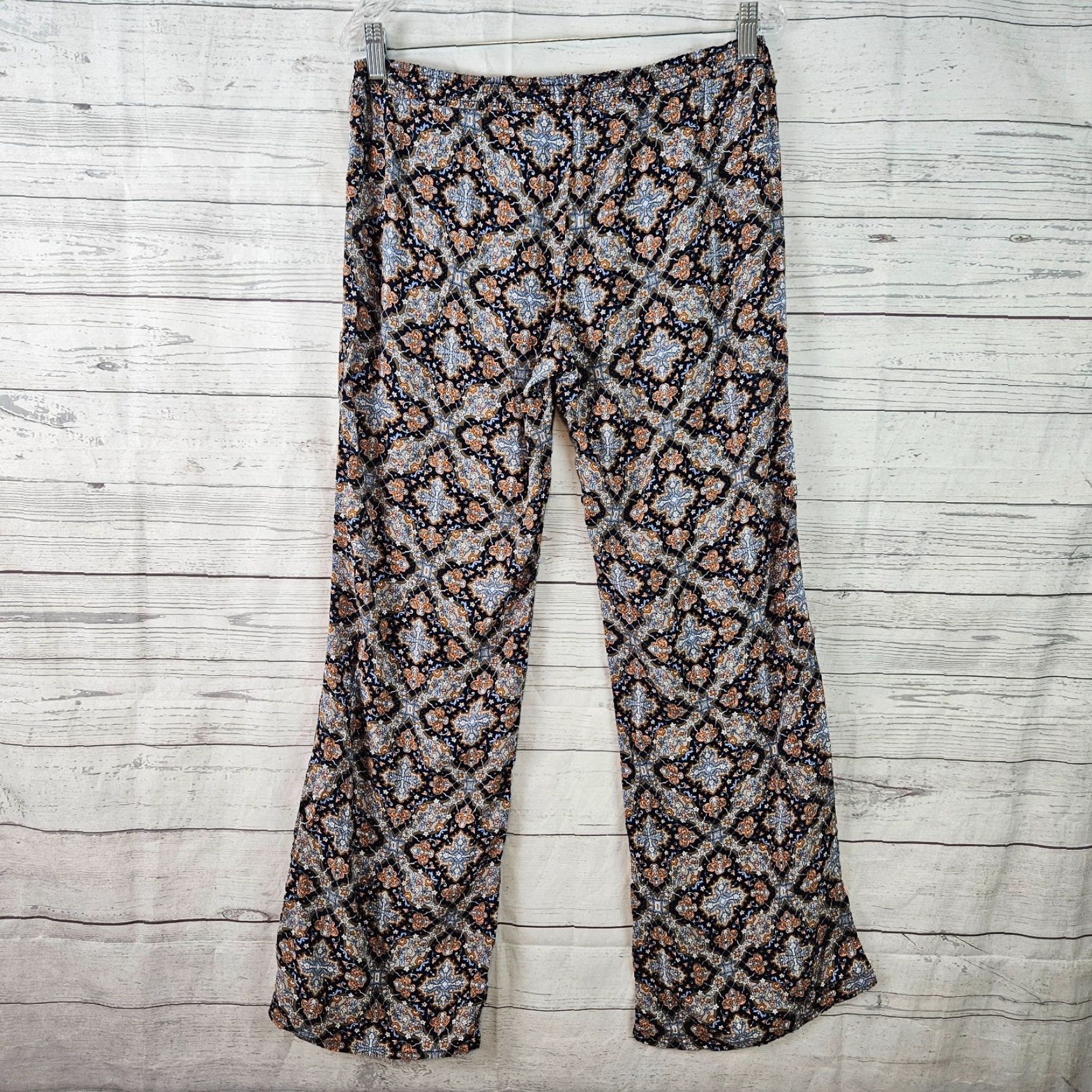 O'Neill O'Neill Pants Womens Pull On L Blue Viscose Mid Rise 29.5 Inseam 14.5 Waisst Straight Size 36" / US 14 / IT 50 - 3 Thumbnail