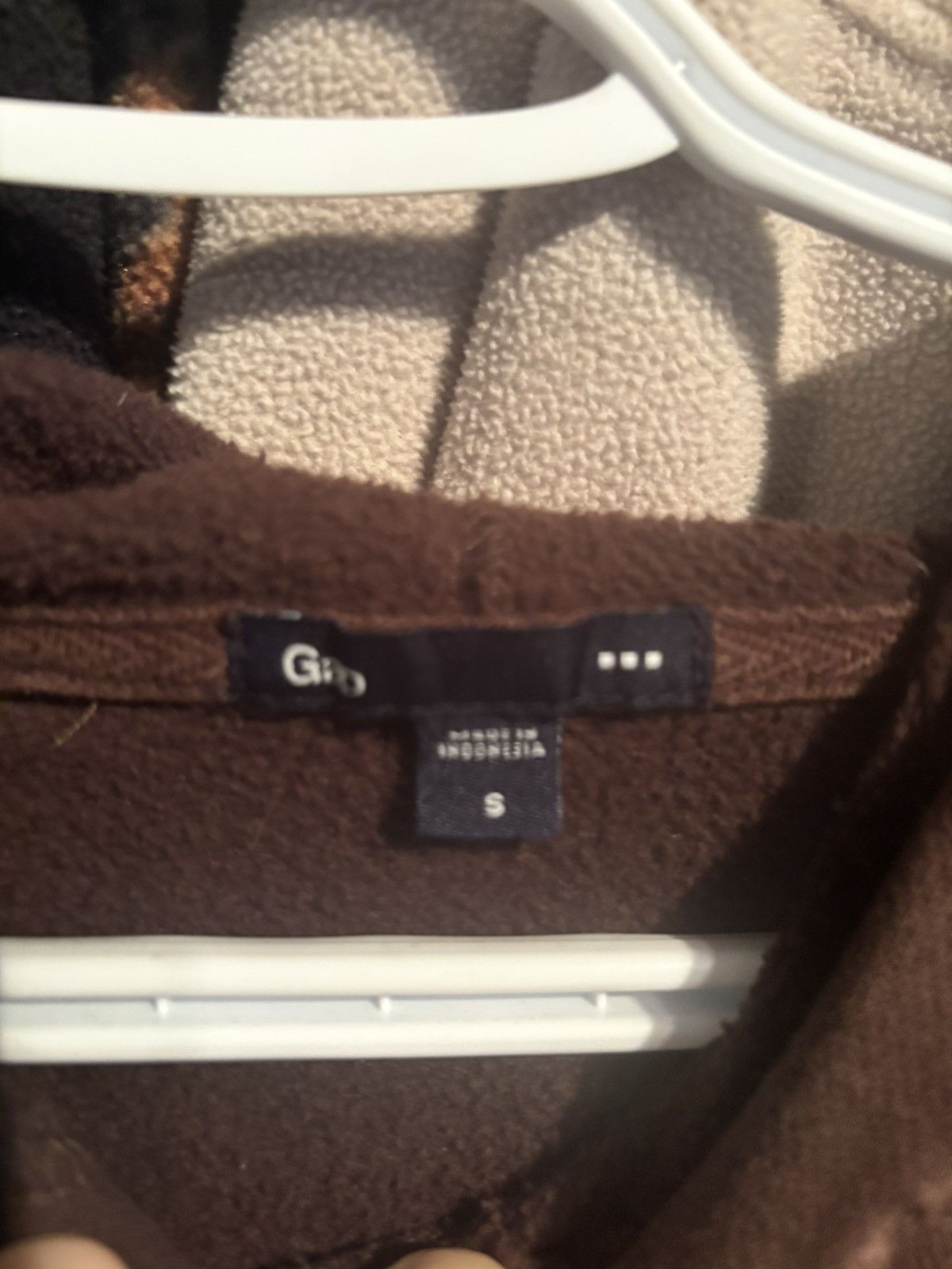 Gap Brown vintage gap hoodie Size US S / EU 44-46 / 1 - 2 Thumbnail