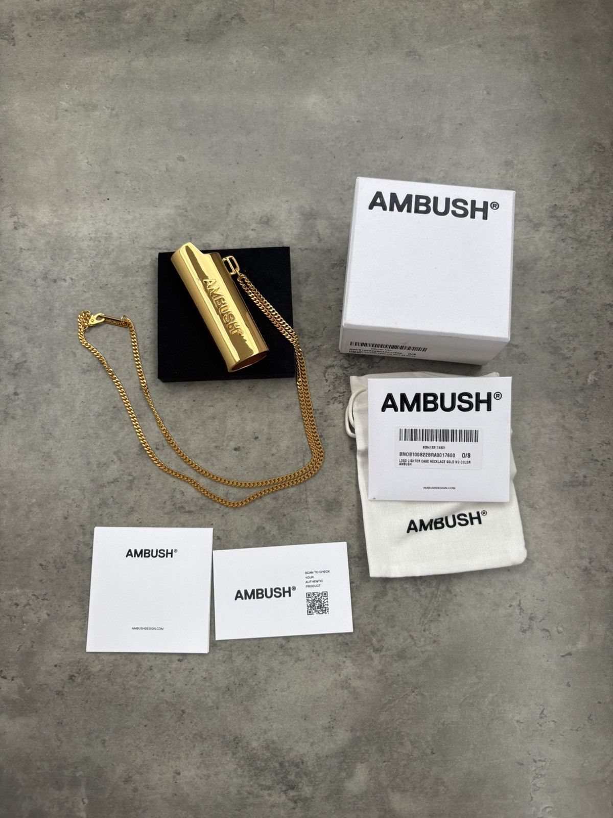 Ambush Design AMBUSH lighter-case pendant necklace Size ONE SIZE - 3 Thumbnail