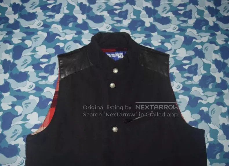 Junya Watanabe JUNYA WATANABE MAN Leather Patchwork Vest Size US M / EU 48-50 / 2 - 4 Thumbnail