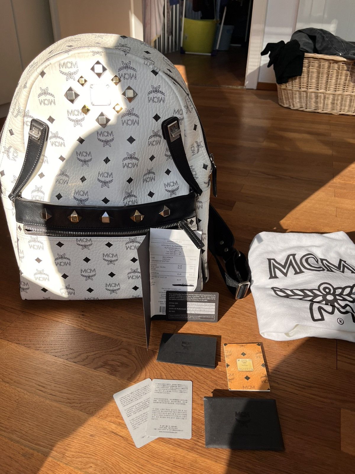 MCM MCM | Monoprint studded backpack Size ONE SIZE - 1 Thumbnail