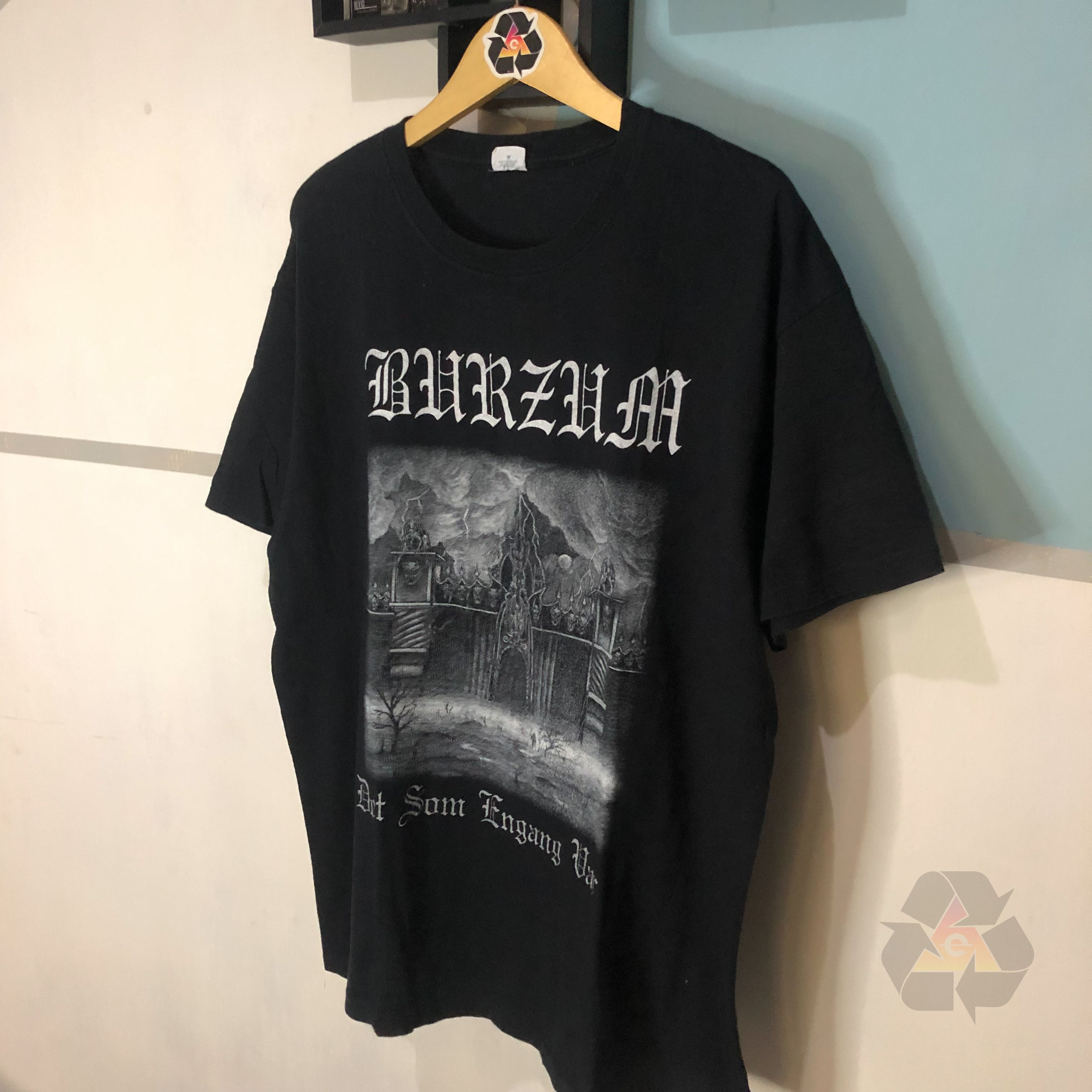 Band Tees Vintage Burzum Album Det Som Engang Var T-Shirt Size US XL / EU 56 / 4 - 3 Thumbnail