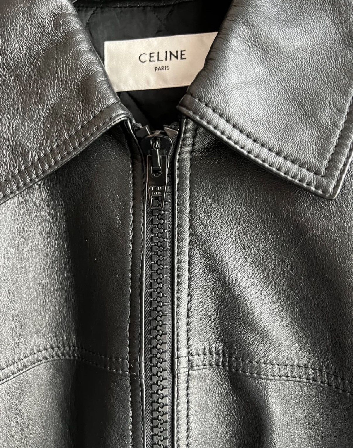 Celine Celine 22SS cosmic cruiser fringe leather bomber jacket sz48 Size US M / EU 48-50 / 2 - 8 Thumbnail