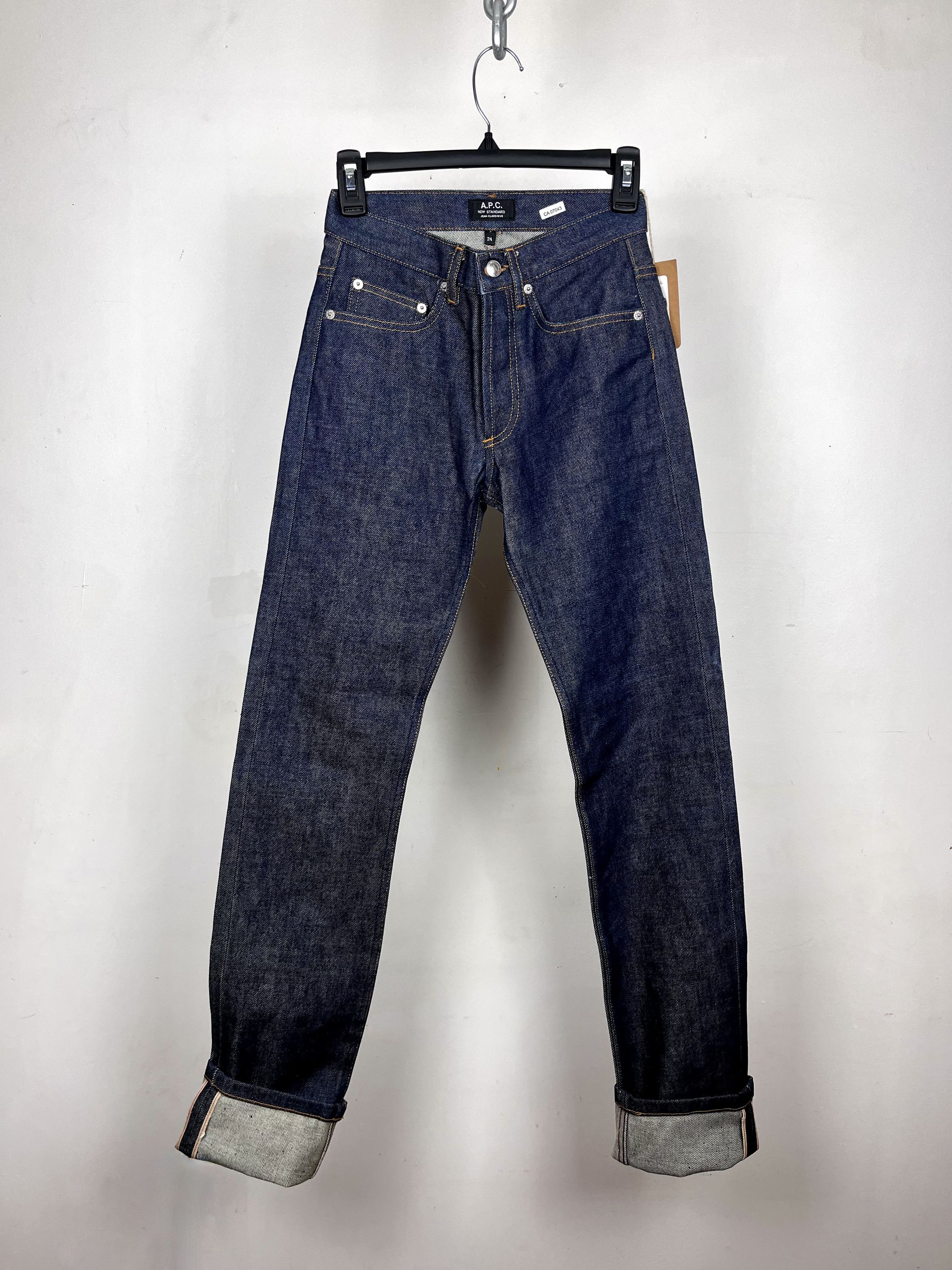 A.P.C. DSWT Selvedge Denim APC New Standard Jeans Size 24" / US 00 / IT 34 - 1 Thumbnail