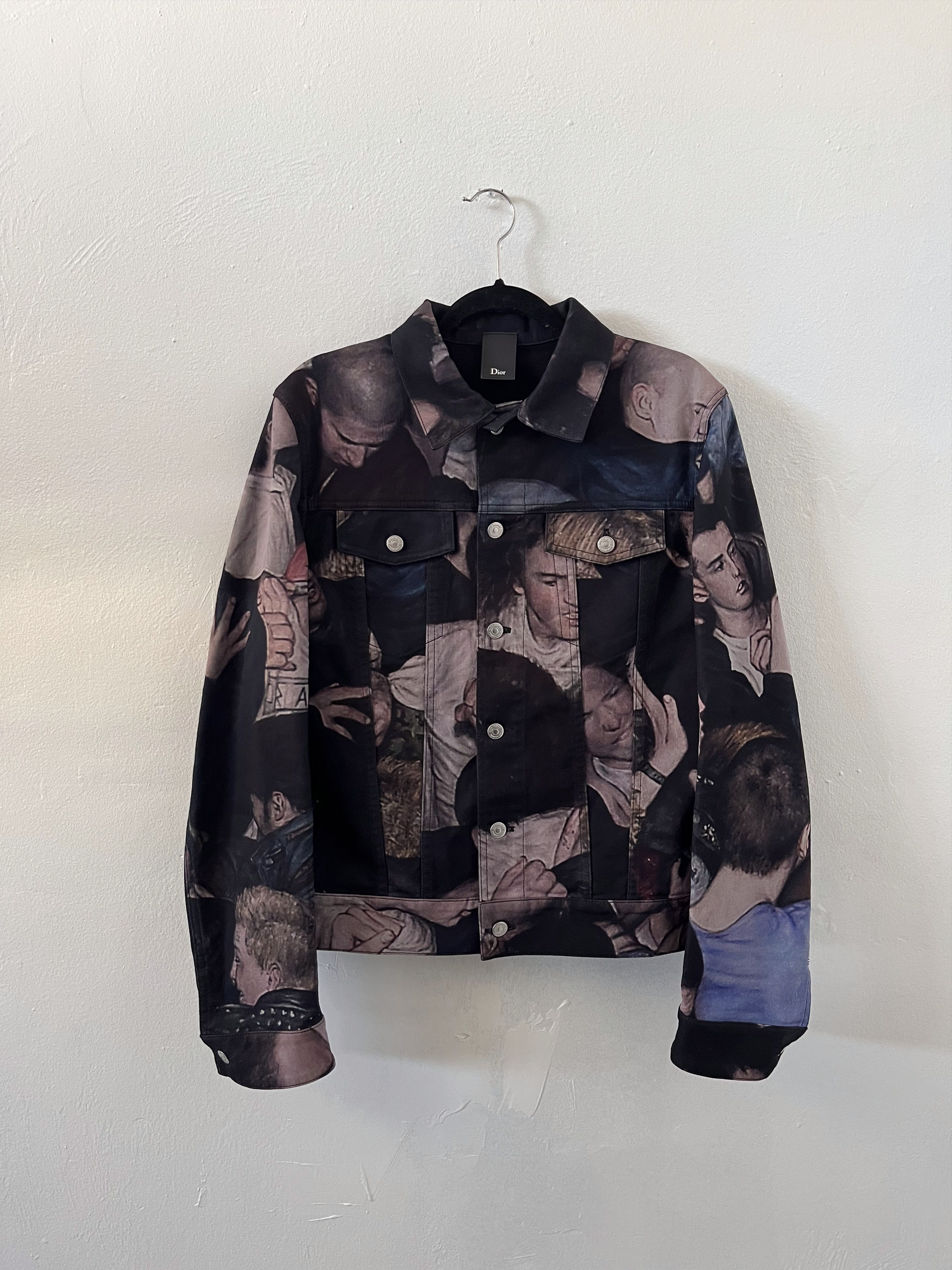 Dior Dior Homme x Dan Witz AW17 Moshpit Denim Jacket Size US L / EU 52-54 / 3 - 1 Thumbnail