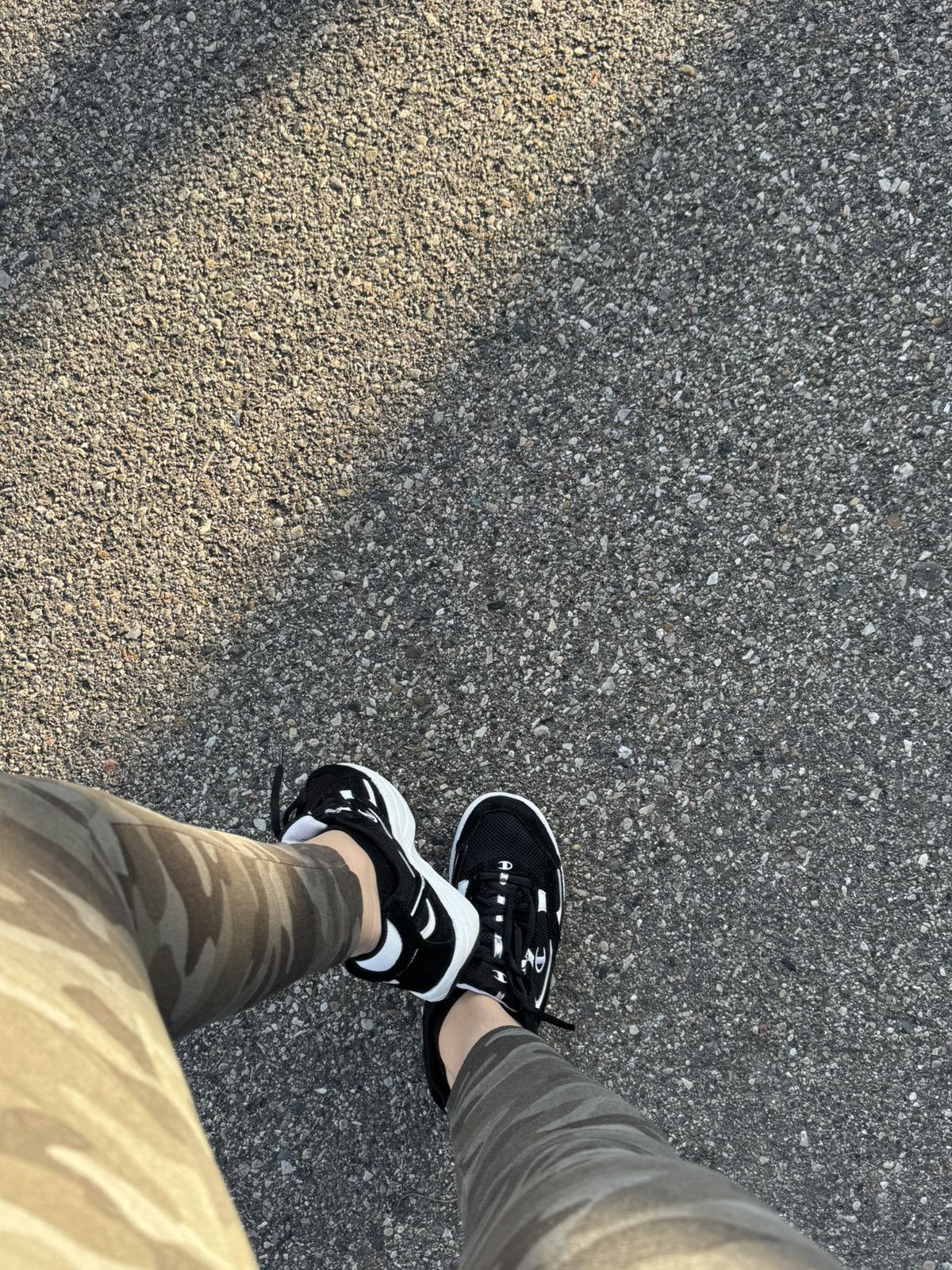 Champion CHAMPION Women’s Size 6.5, Euro 38 Black/White Platform Size US 6.5 / IT 36.5 - 5 Thumbnail