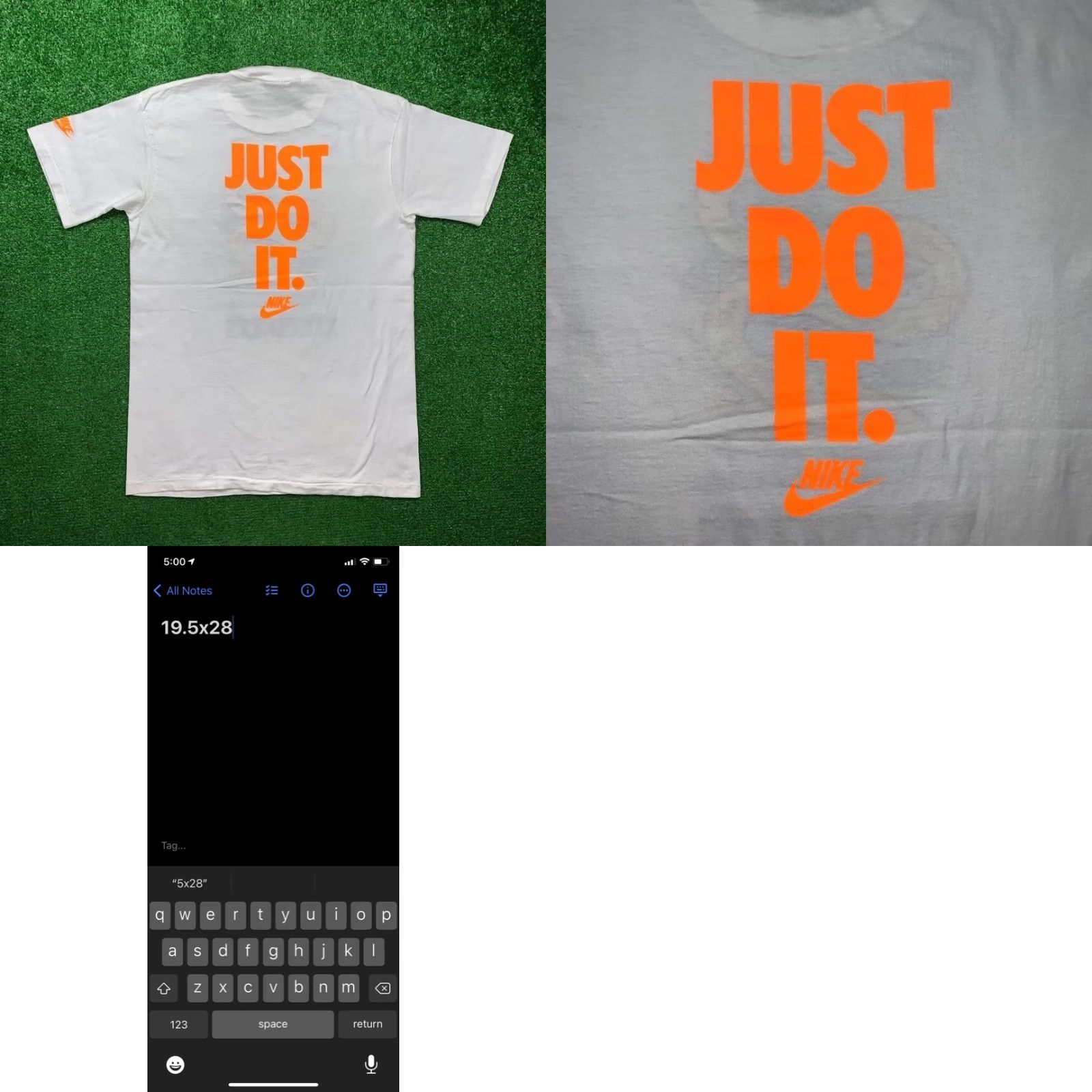 Nike VINTAGE Nike T-Shirt USA Mayor 90s Medium White Graphic Tee Mens Size US M / EU 48-50 / 2 - 8 Thumbnail