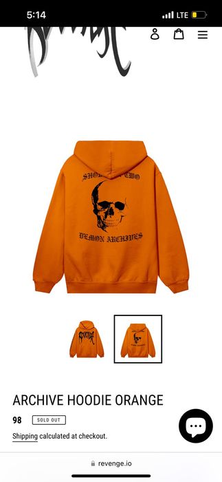 Revenge archive hot sale hoodie