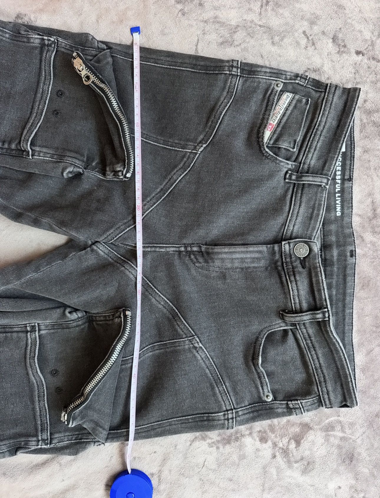 Diesel Diesel 1984 Slandy High-Waist Skinny Jeans in Black Size 30" / US 8 / IT 44 - 10 Thumbnail