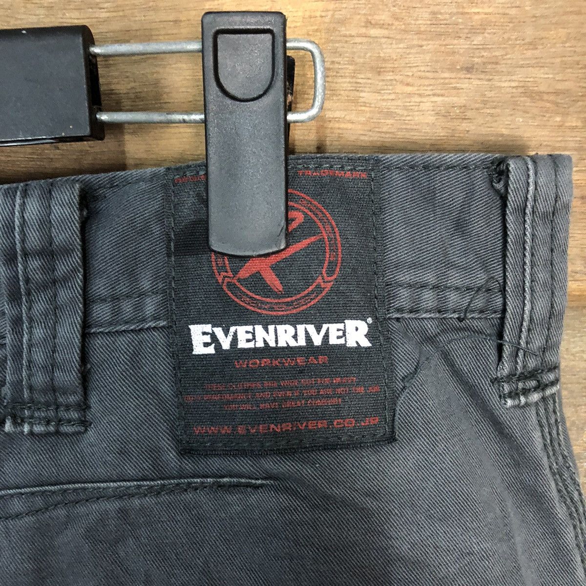 Japanese Brand DL Even River Dark Blue Cargo Multipocket Pants #S2780 Size US 35 - 19 Thumbnail