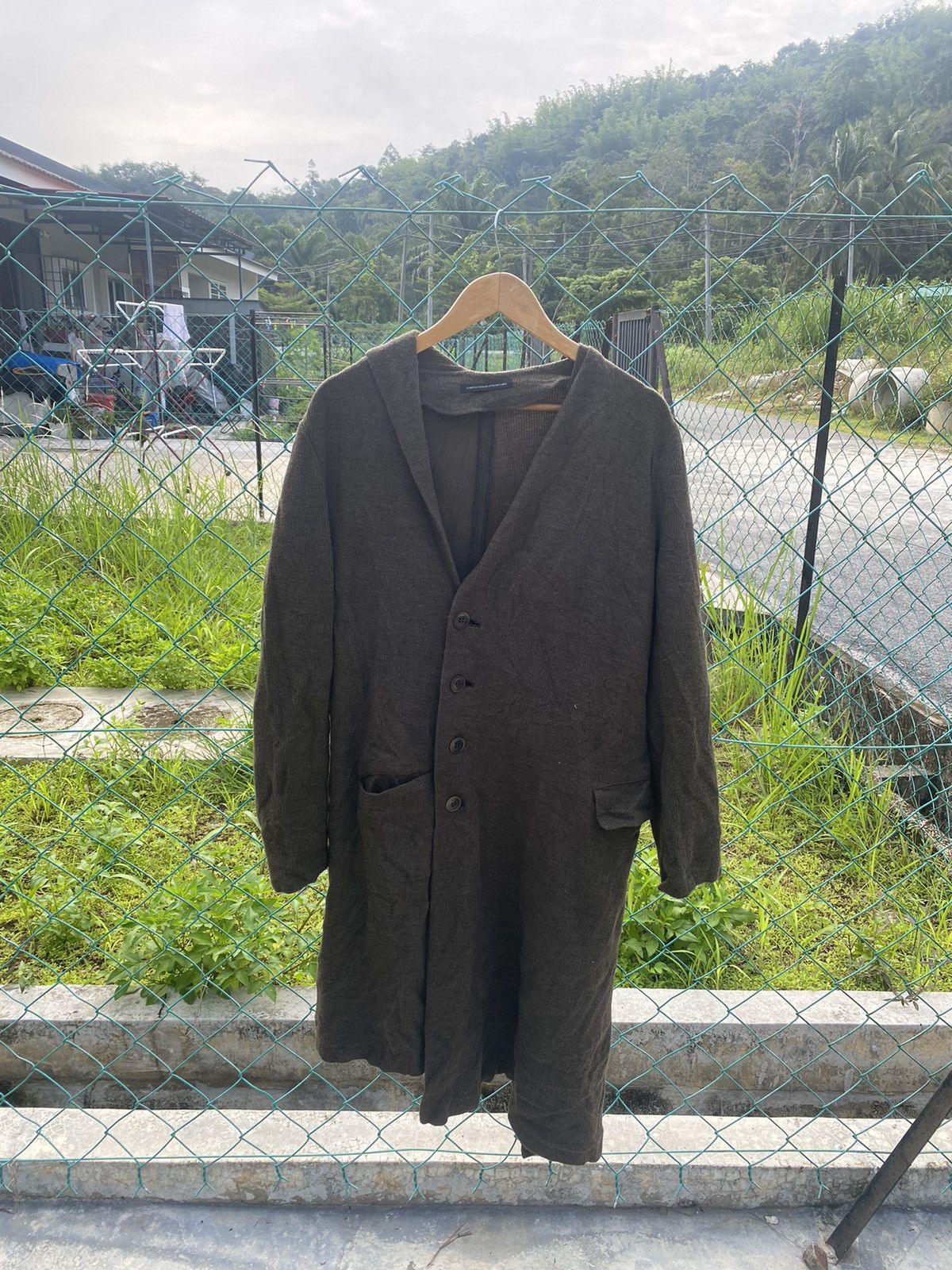 Y's × Yohji Yamamoto AW Y’s Laine Wool reconstructed long cardigan Size US M / EU 48-50 / 2 - 5 Thumbnail