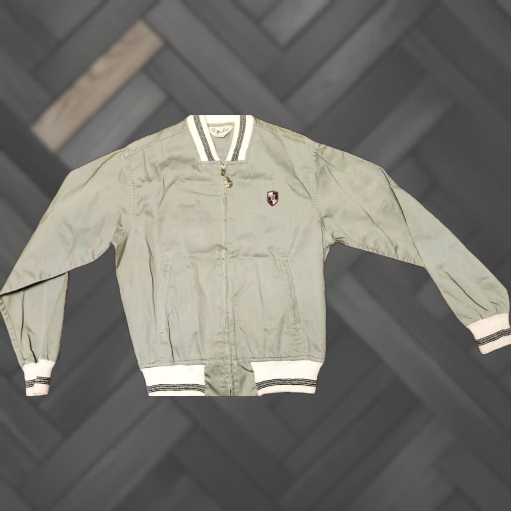 Etro Mr Bill Jacket Adult Size S Small Full Zip Work Chore Sailing Retro Lightweight Vintage Olive Solid Pattern Size US S / EU 44-46 / 1 - 1 Thumbnail