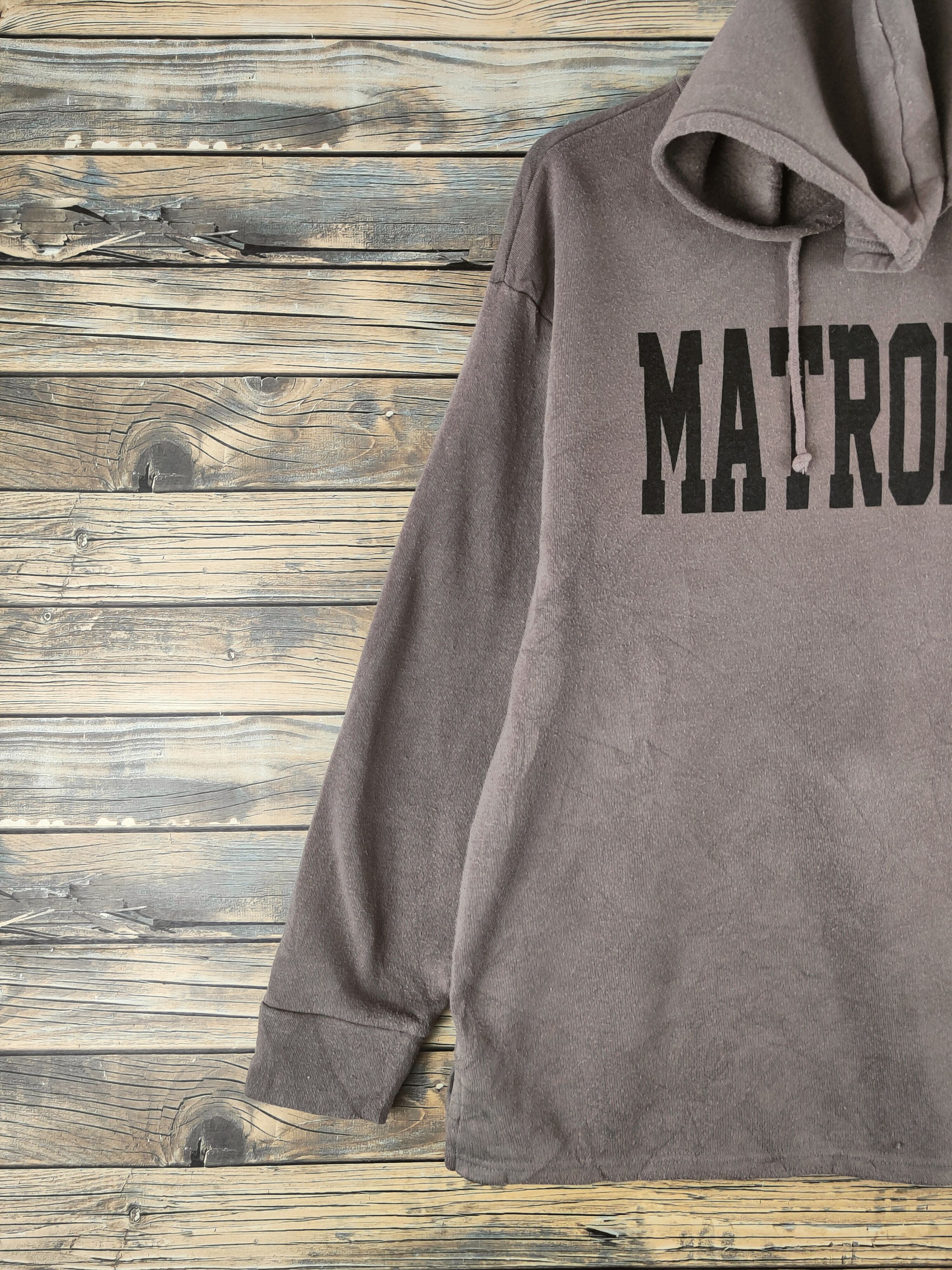 Japanese Brand Faded Vandash Brown Hoodie Sweatshirts Size US L / EU 52-54 / 3 - 3 Thumbnail