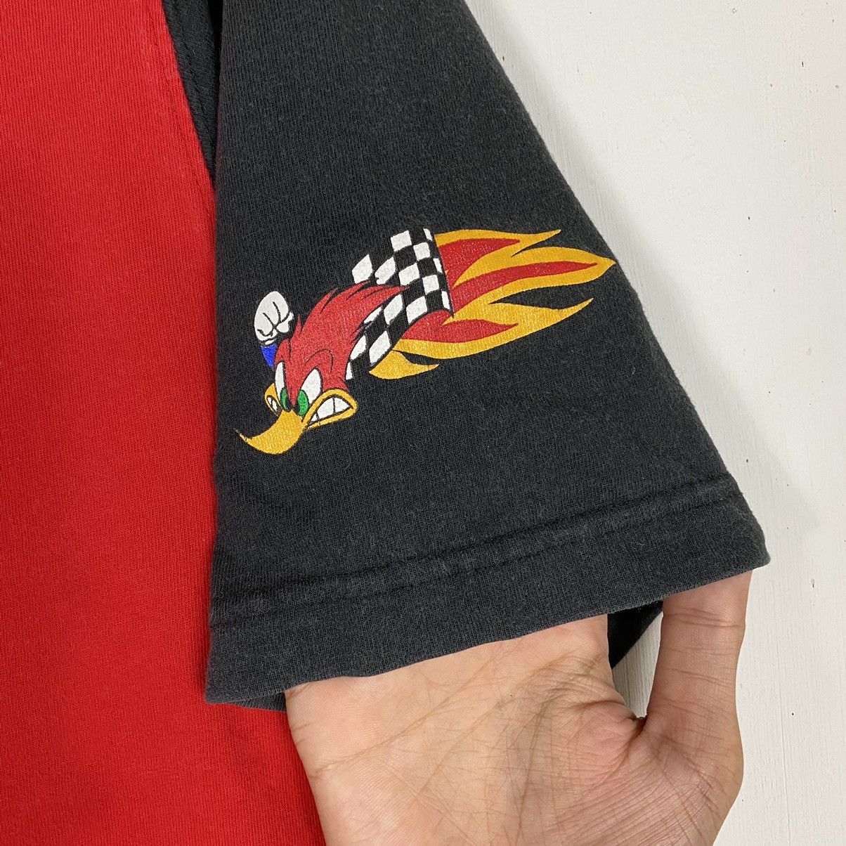 Fox Racing × Honda × Vintage Vintage 90's HONDA RACING Logo Graphic Tee Size US L / EU 52-54 / 3 - 4 Thumbnail