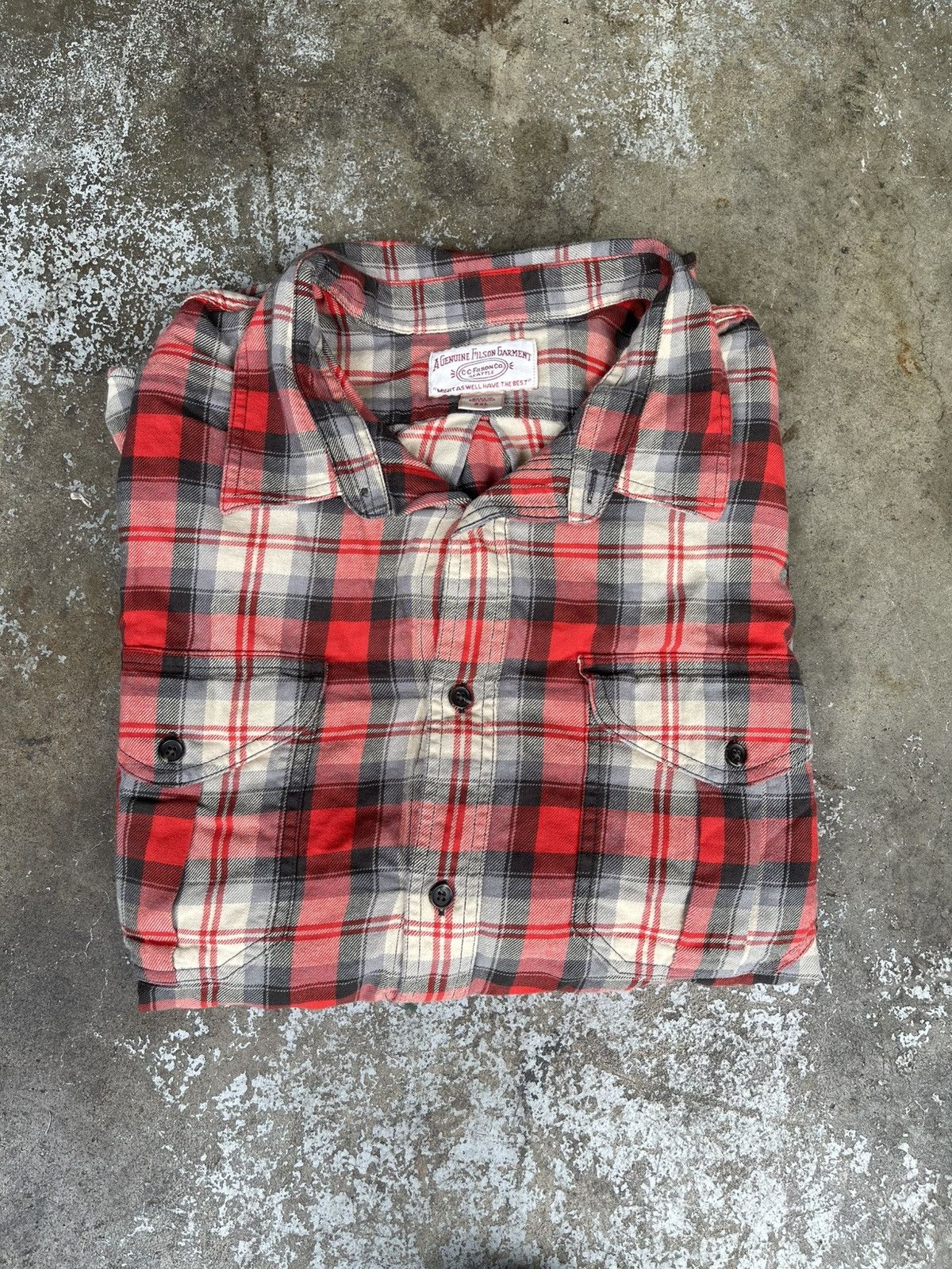 Filson Filson Button Up Flannel Shirt Size US XXL / EU 58 / 5 - 1 Thumbnail