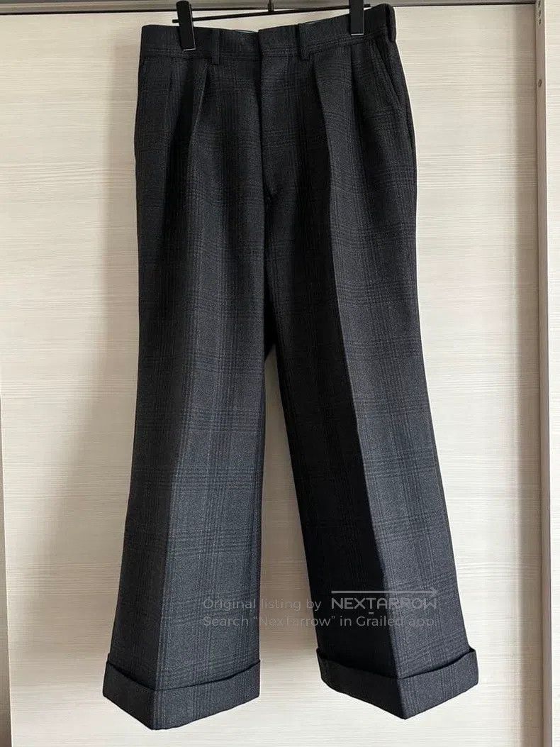 Junya Watanabe Junya Watanabe size S Pants Trousers Wool Wide Leg Pants Size US 27 - 2 Thumbnail