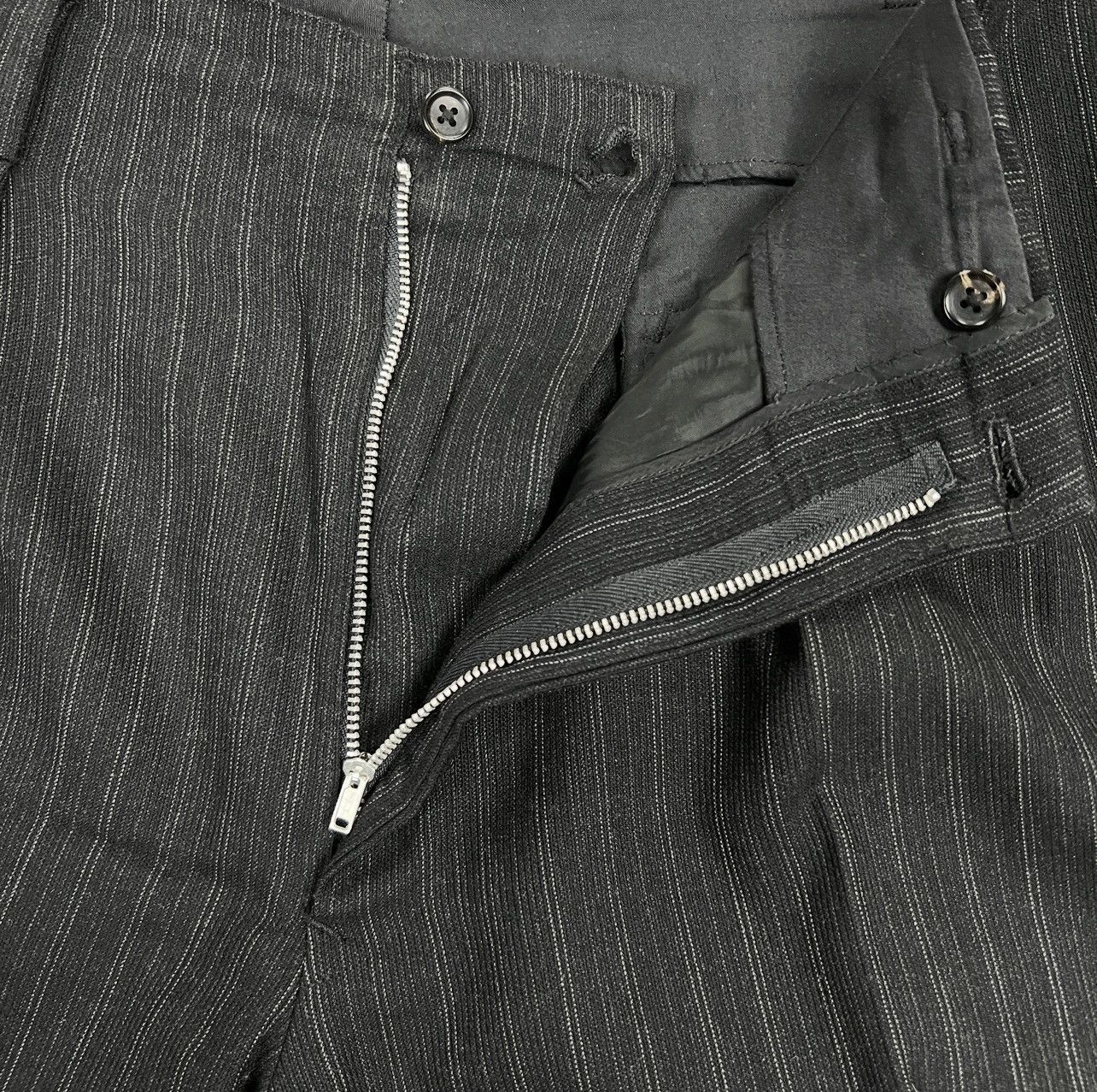 Yohji Yamamoto Yohji Yamamoto Costume D’Homme Pinstripe Wool Suit Archive Size 46R - 15 Thumbnail