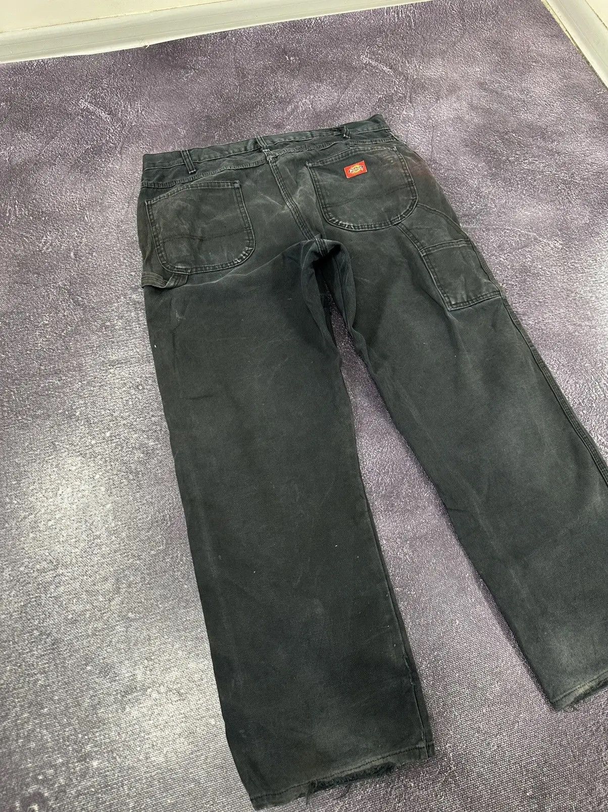 Dickies × Vintage Vintage Dickies Y2K Black Denim Work Hype Baggy Pants Jeans Size US 38 / EU 54 - 3 Thumbnail