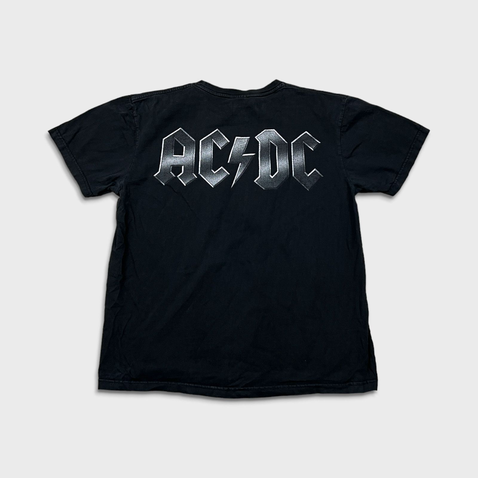 AC/DC × Band Tees × Vintage Vintage AC/DC T Shirt Black For Those About To Rock Band Tee Size US L / EU 52-54 / 3 - 5 Thumbnail