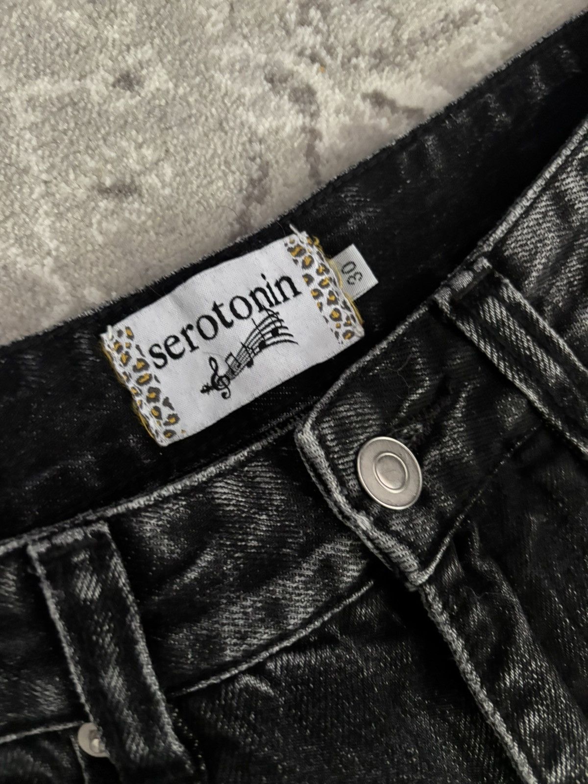 Other Serotonin 07’ Flared Lost Tapes Denim Jeans Size US 30 / EU 46 - 3 Thumbnail