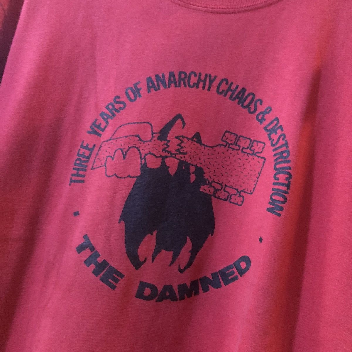 Band Tees × Vintage The Damned Three Years Of Anarchy Chaos and Destruction tee Size US L / EU 52-54 / 3 - 3 Thumbnail