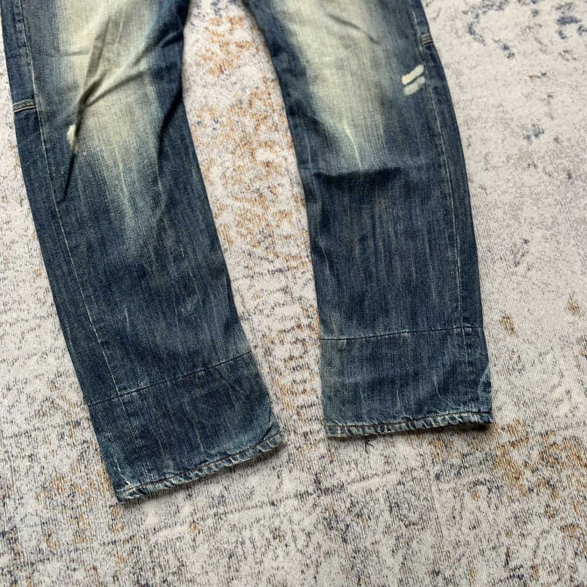 Japanese Brand Rare Japanese Brand Dominate Double Waist Embroidery Jeans Size US 34 / EU 50 - 8 Thumbnail