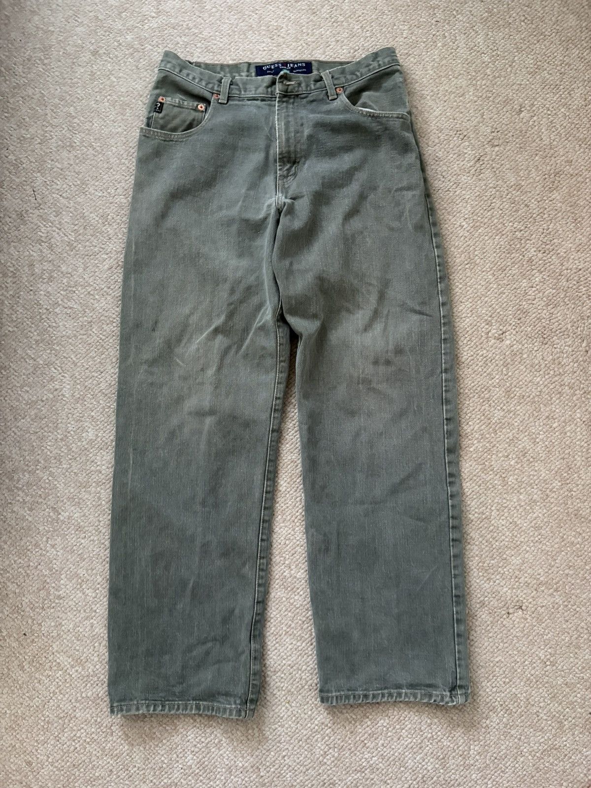 Guess Vintage 90s Guess Relaxed Fit Denim Jeans Size US 32 / EU 48 - 1 Thumbnail