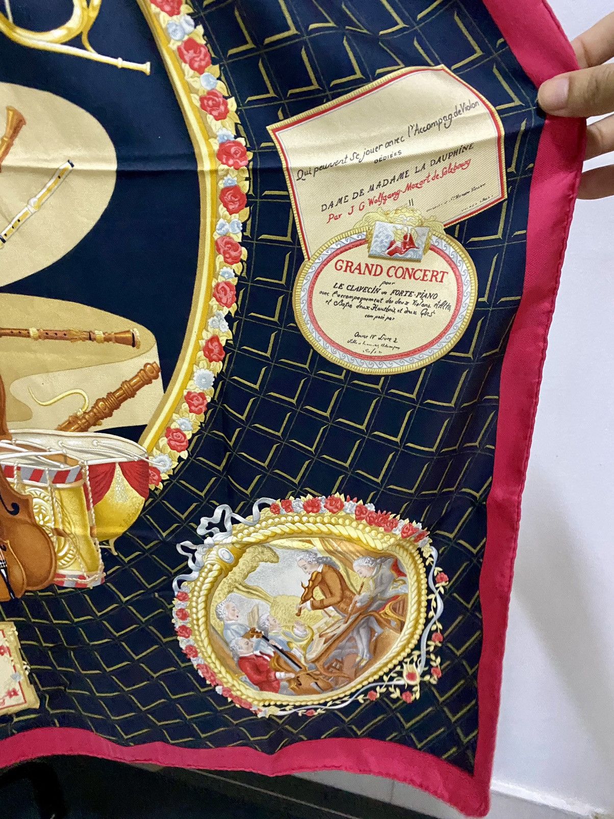 Hermes Rare Hermes Carre 90 "Wolfgang Amadeus Mozart" Silk Scarf Size ONE SIZE - 11 Thumbnail