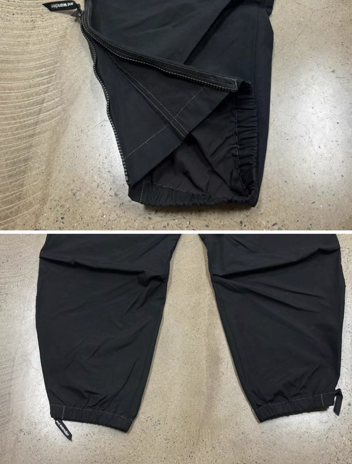 And Wander and Wander 24aw high count cloth side zip hem pants Size US 36 / EU 52 - 5 Thumbnail