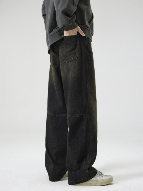 Japanese Brand × Jean American street loose straight retro washed jeans y2k Size US 32 / EU 48 - 3 Thumbnail