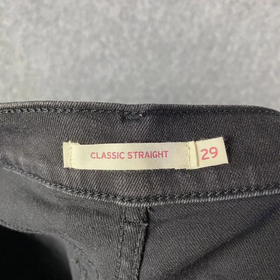 Levi's Levi's Jeans Women's Size 29 Classic Straight Denim 29x20 Size 29" - 6 Thumbnail