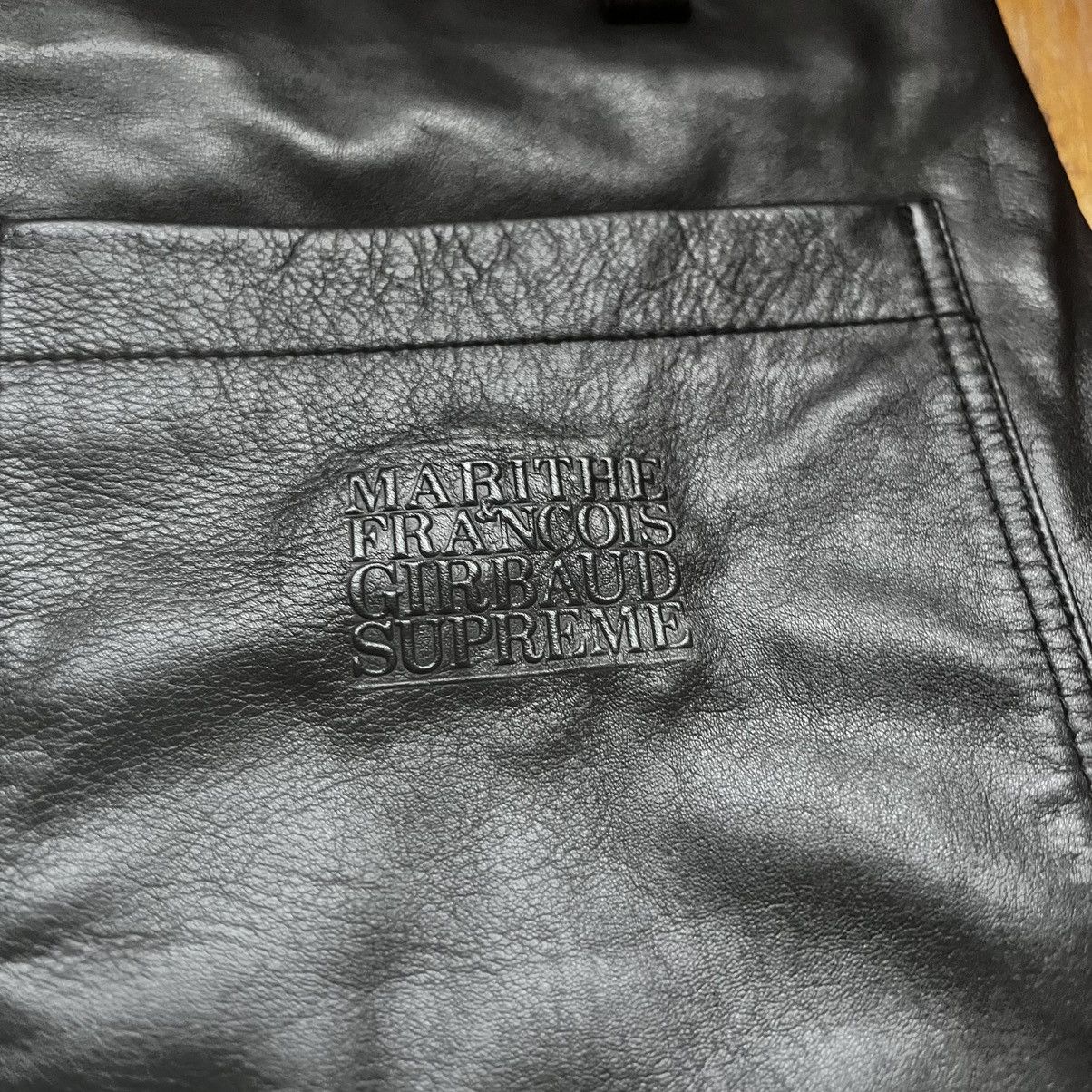 Supreme Supreme Girbaud Shuttle Tape Leather Cargo Pant Black 34 L Size US 34 / EU 50 - 8 Thumbnail