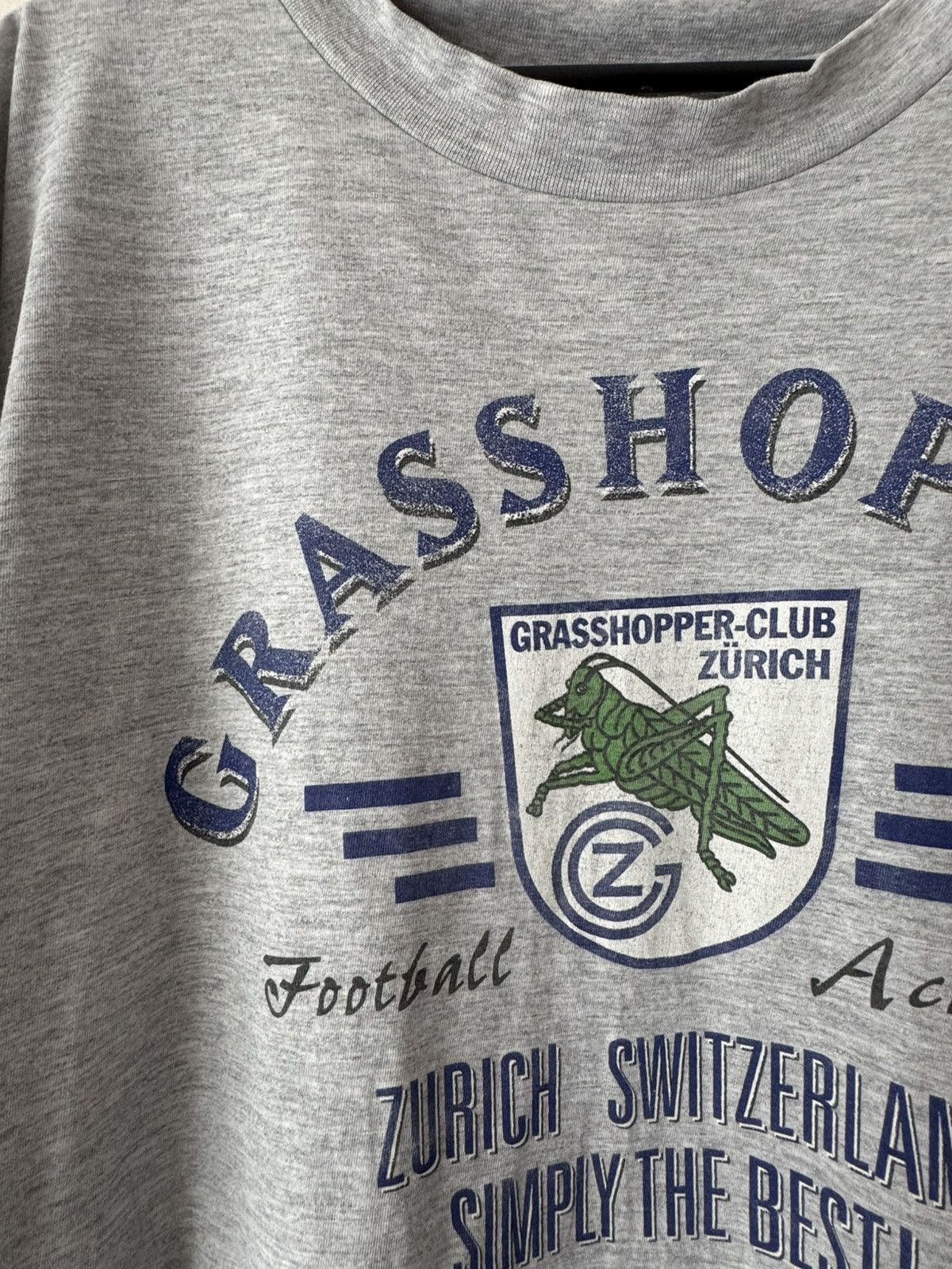 Adidas 🔥ADIDAS GRASSHOPPER ZURICH CLUB MERCH T-SHIRT FUSBALL 90s Size US XL / EU 56 / 4 - 5 Thumbnail