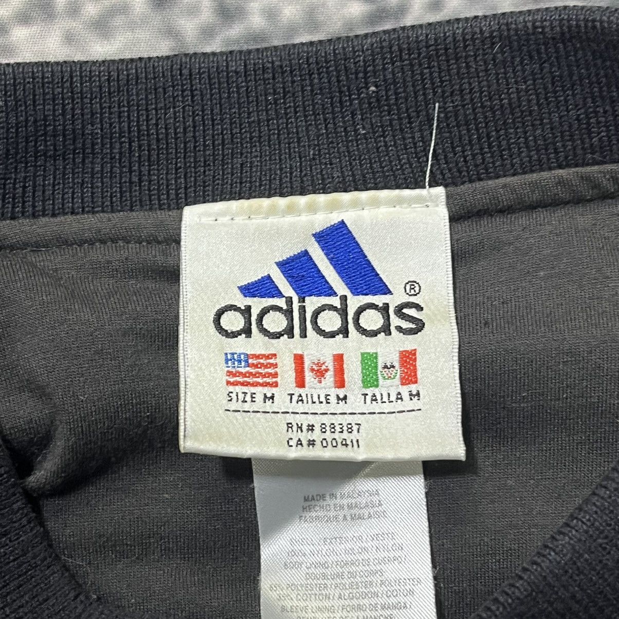 Adidas Vintage Y2K Adidas Embroidered Logo Windbreaker Pullover Size US L / EU 52-54 / 3 - 6 Thumbnail
