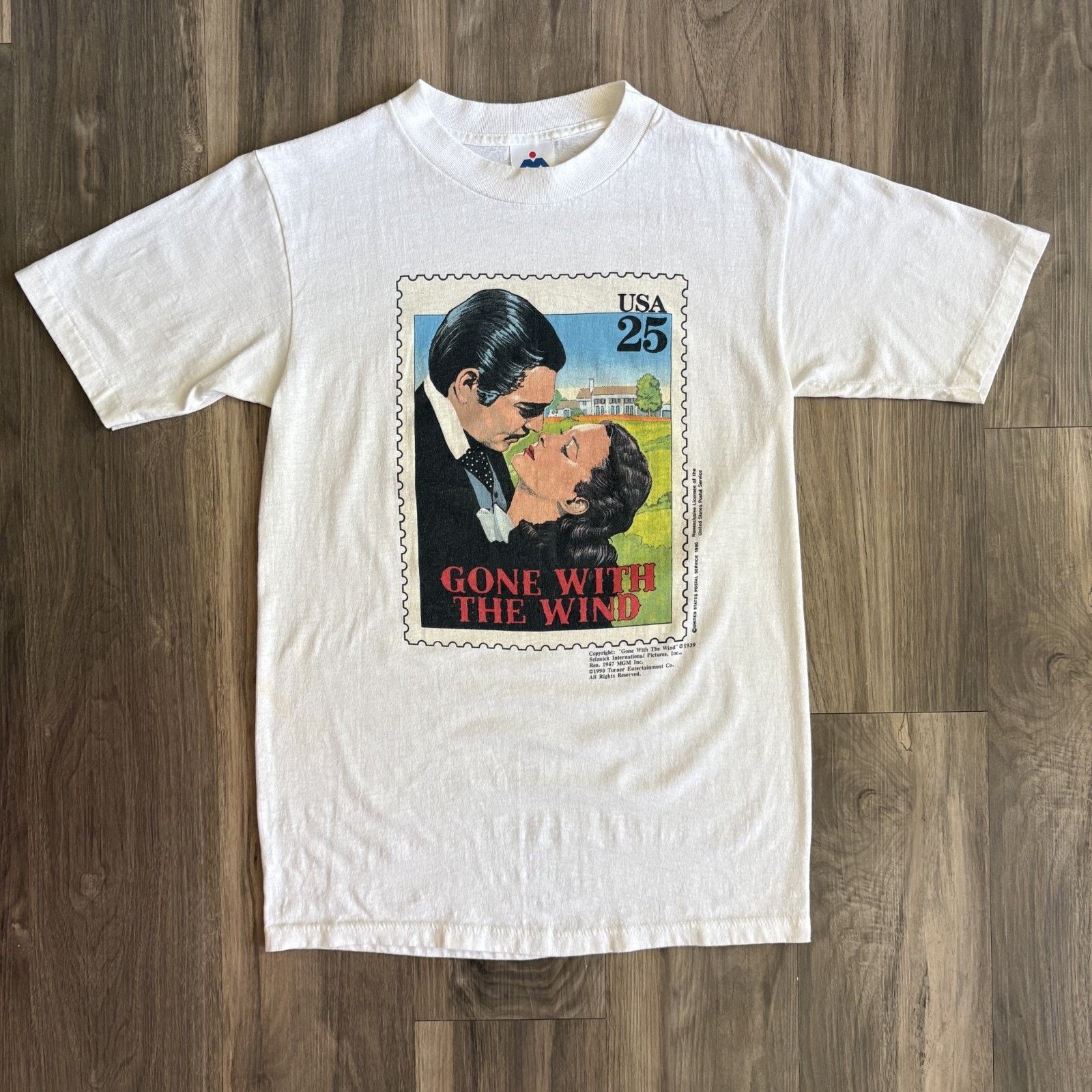 Vintage Gone With The Wind Stamp T-Shirt Men's Size S