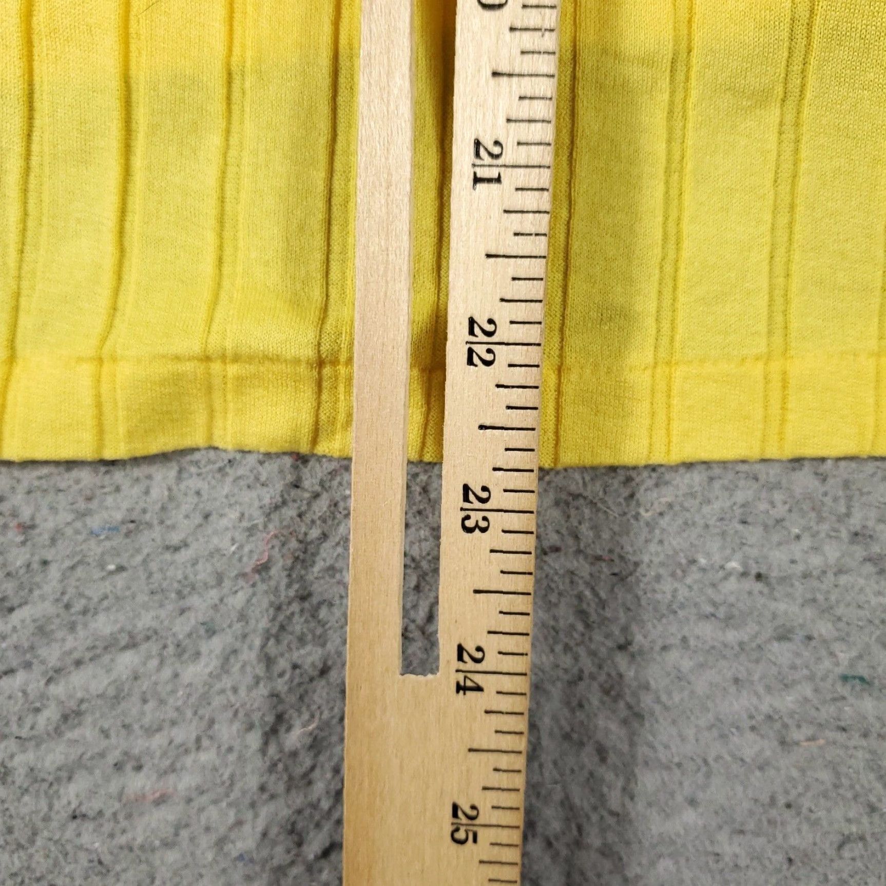Polo Ralph Lauren Polo Ralph Lauren Women's T-Shirt Medium Yellow Ribbed Short Sleeve Crew Neck Casual Logo Size M / US 6-8 / IT 42-44 - 7 Thumbnail