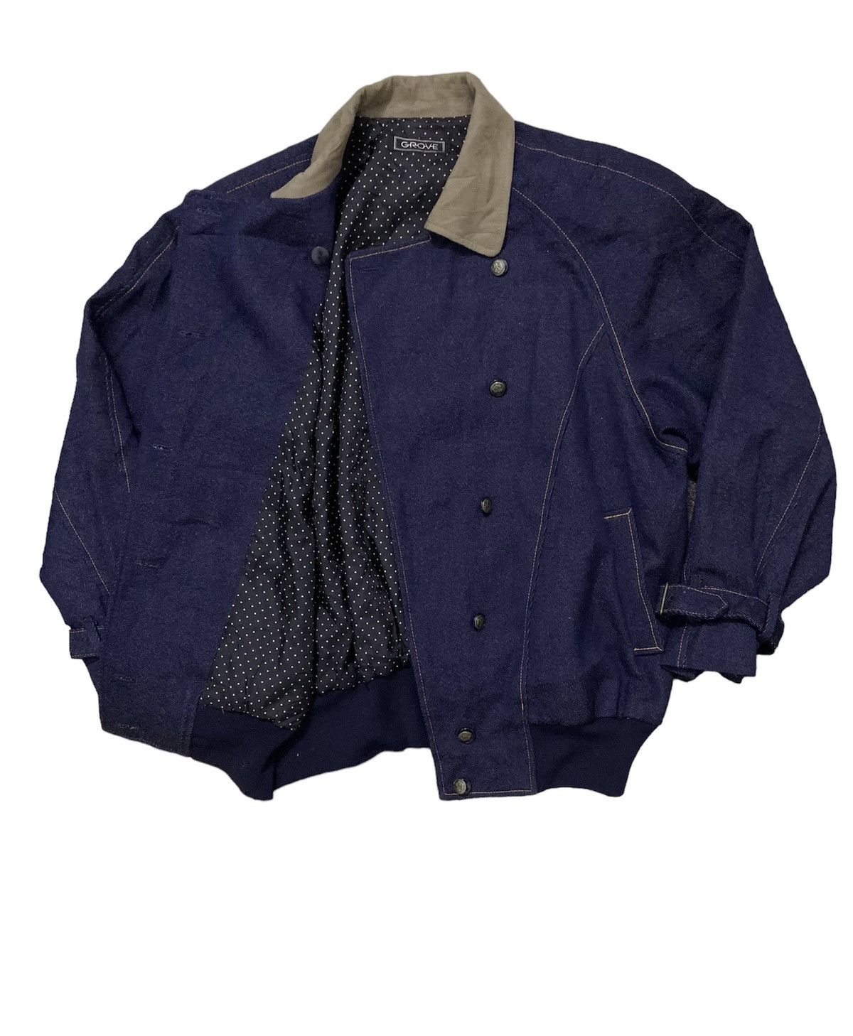Japanese Brand Denim/Bomber jacket by japanes brand (B) Size US M / EU 48-50 / 2 - 4 Thumbnail
