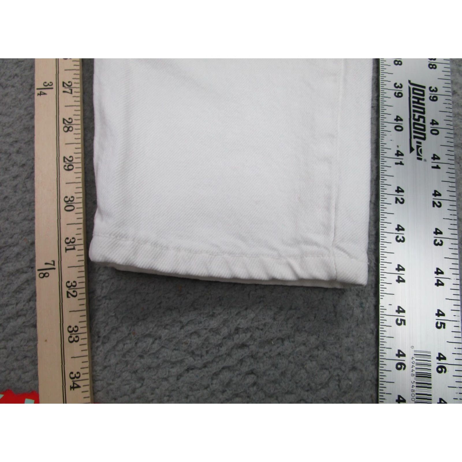 Levi's VINTAGE Levi's 921 Jeans Womens 14 Long White Tapered Made USA 90s Orange Tab Size 36" / US 14 / IT 50 - 2 Thumbnail