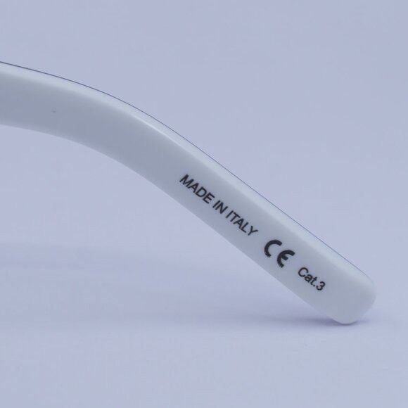Saint Laurent Paris Saint Laurent SL1 020 Sunglasses White/Black Square Frame Size ONE SIZE - 10 Thumbnail