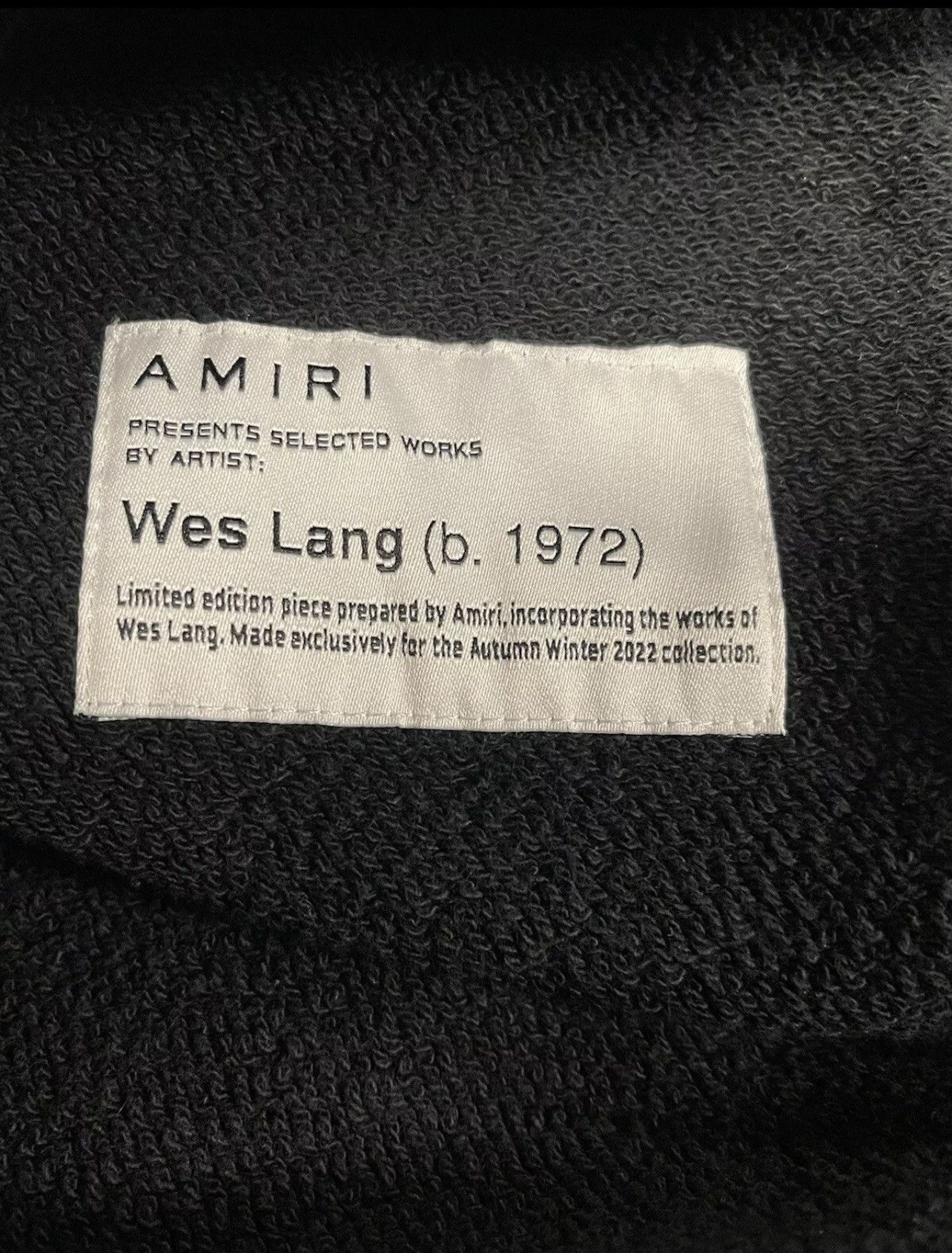 Amiri Size XL - Amiri Men’s Wes Lang Solar Kings Black Sweatpants Size US 36 / EU 52 - 9 Thumbnail