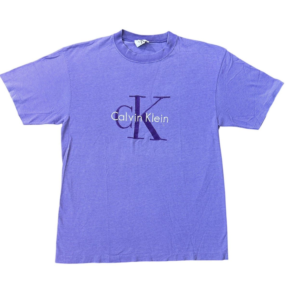 Calvin Klein × Vintage Vtg Calvin Klein Single Stitch Made in USA Shirt Size: L Size US L / EU 52-54 / 3 - 1 Thumbnail