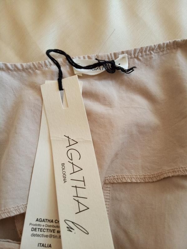 Other Beige Cottone/Silk Mini Dress sz S Agata NEW Size S / US 4 / IT 40 - 3 Thumbnail