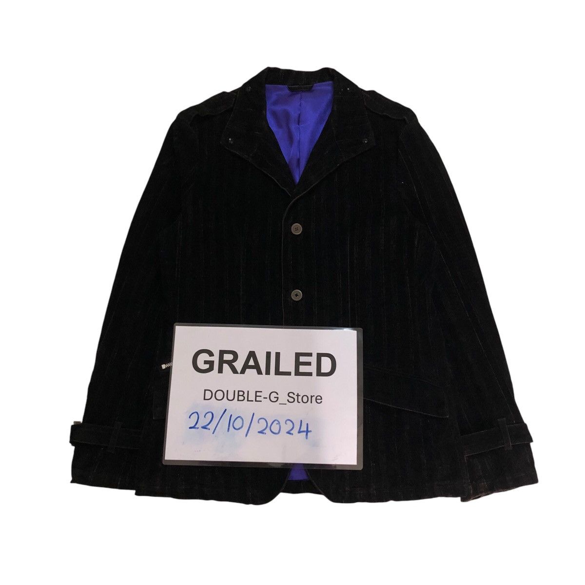 Japanese Brand × Vintage 📌Hickory Chore Jacket Pazzo Denim Issey Miyake Size US L / EU 52-54 / 3 - 1 Thumbnail