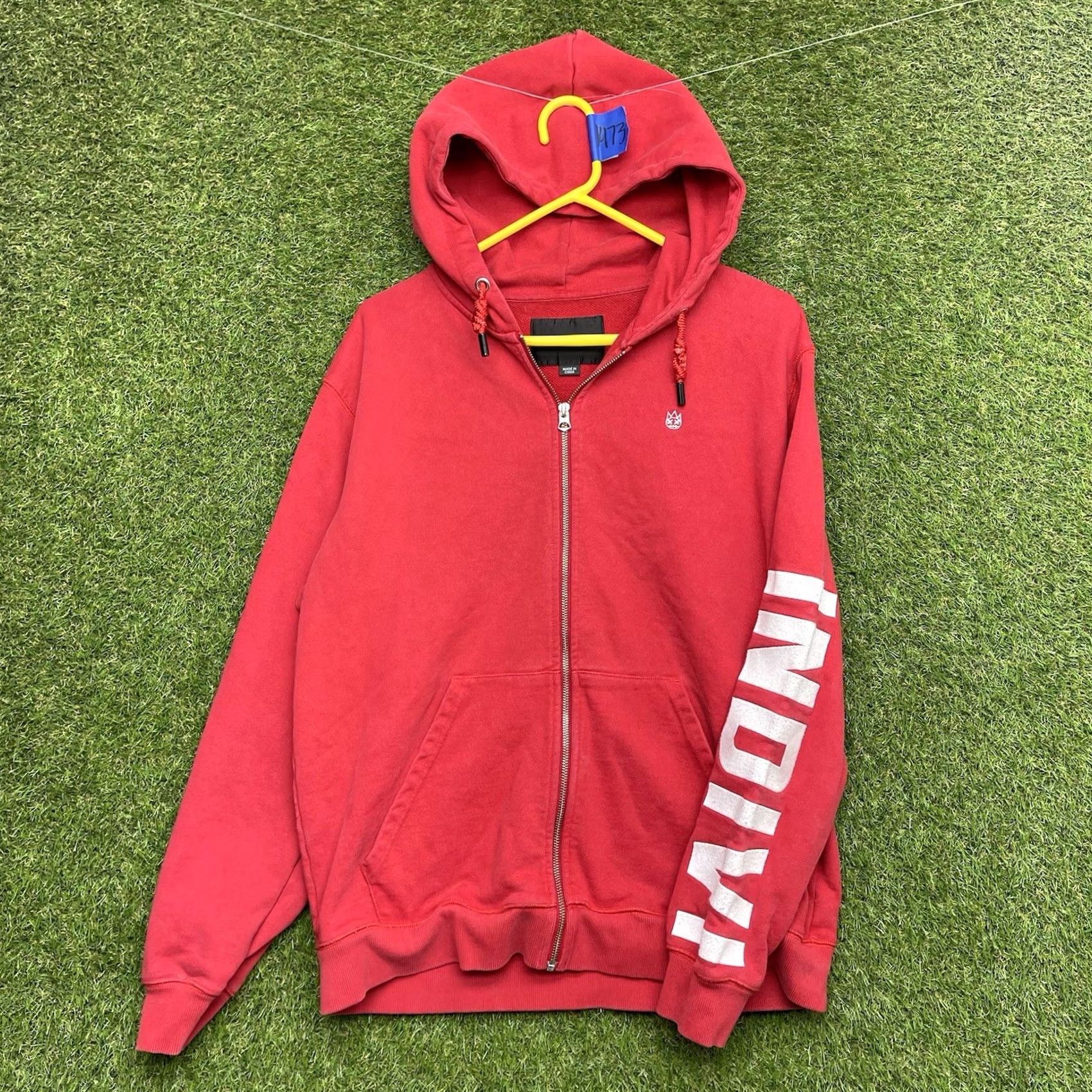 Cult Of Individuality Cult Of Individuality Hoodie Mens M Red Full Zip Hooded Designer Colorful 90s Theme Mens Size US M / EU 48-50 / 2 - 4 Thumbnail