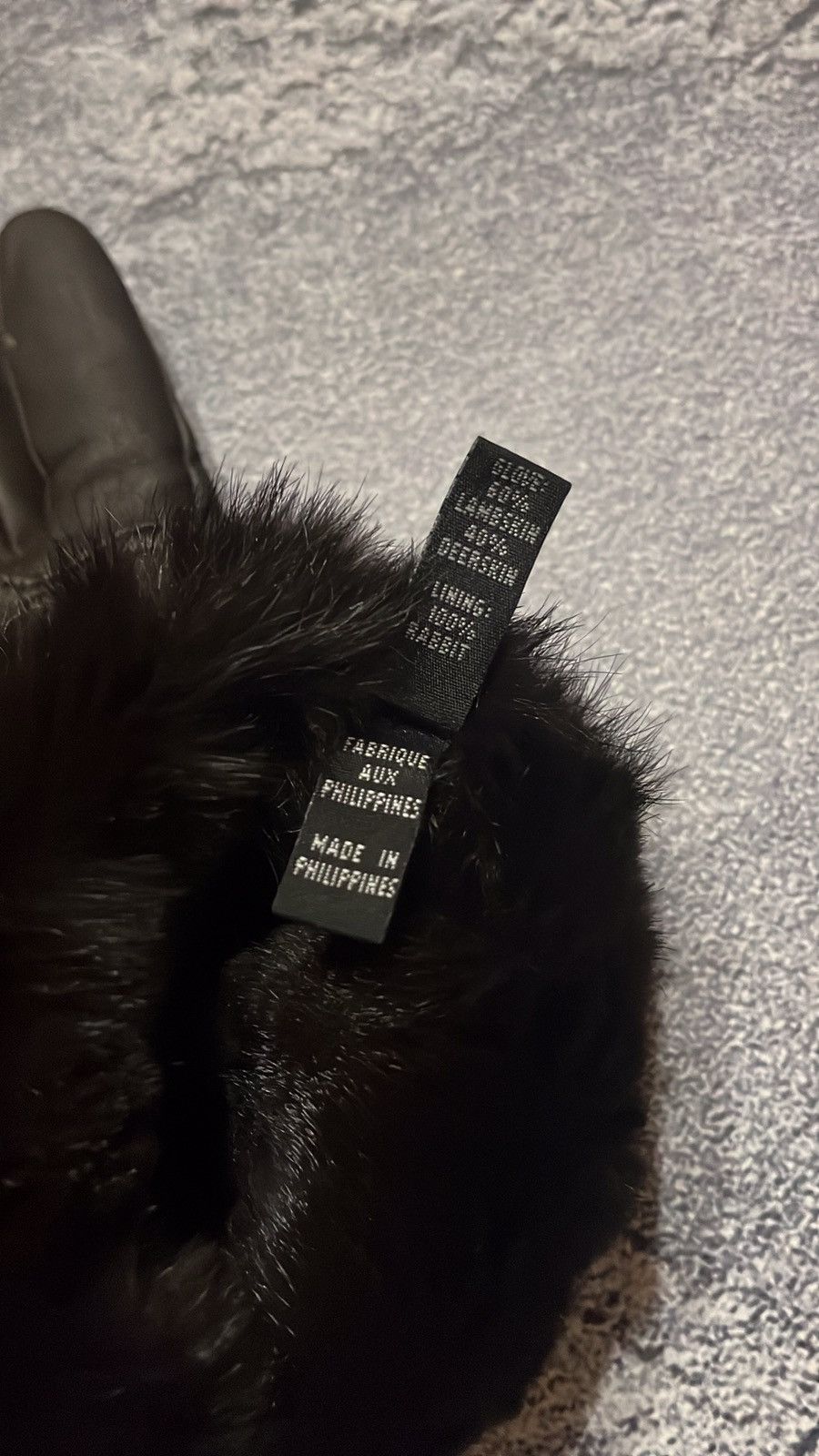 Longchamp Longchamp Leather LuxFur Elegance Gloves Made in Philippines Size ONE SIZE - 7 Thumbnail