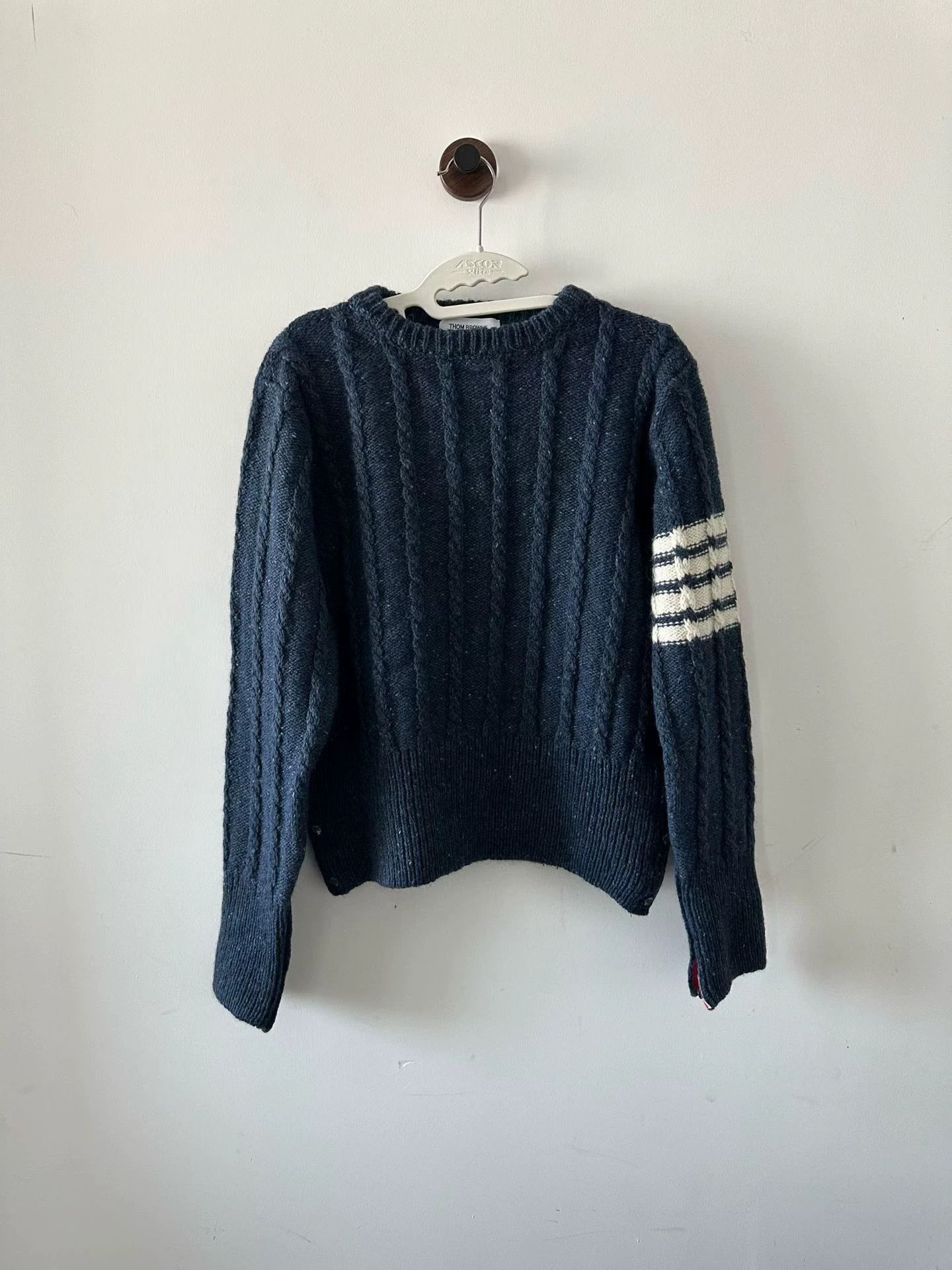 Thom Browne Thom Browne Blue Sweater Size 3 Size US L / EU 52-54 / 3 - 1 Thumbnail
