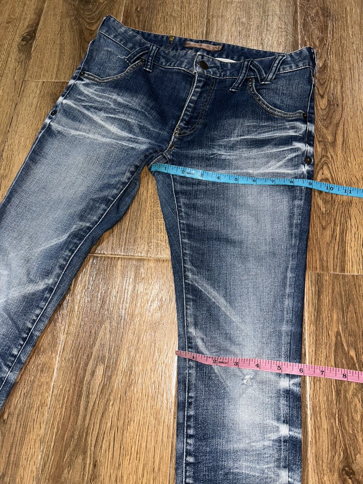 Tornado Mart Tornado Mart Vanquish Power Stretch Skinny Denim Pants Size 28" / US 6 / IT 42 - 21 Thumbnail