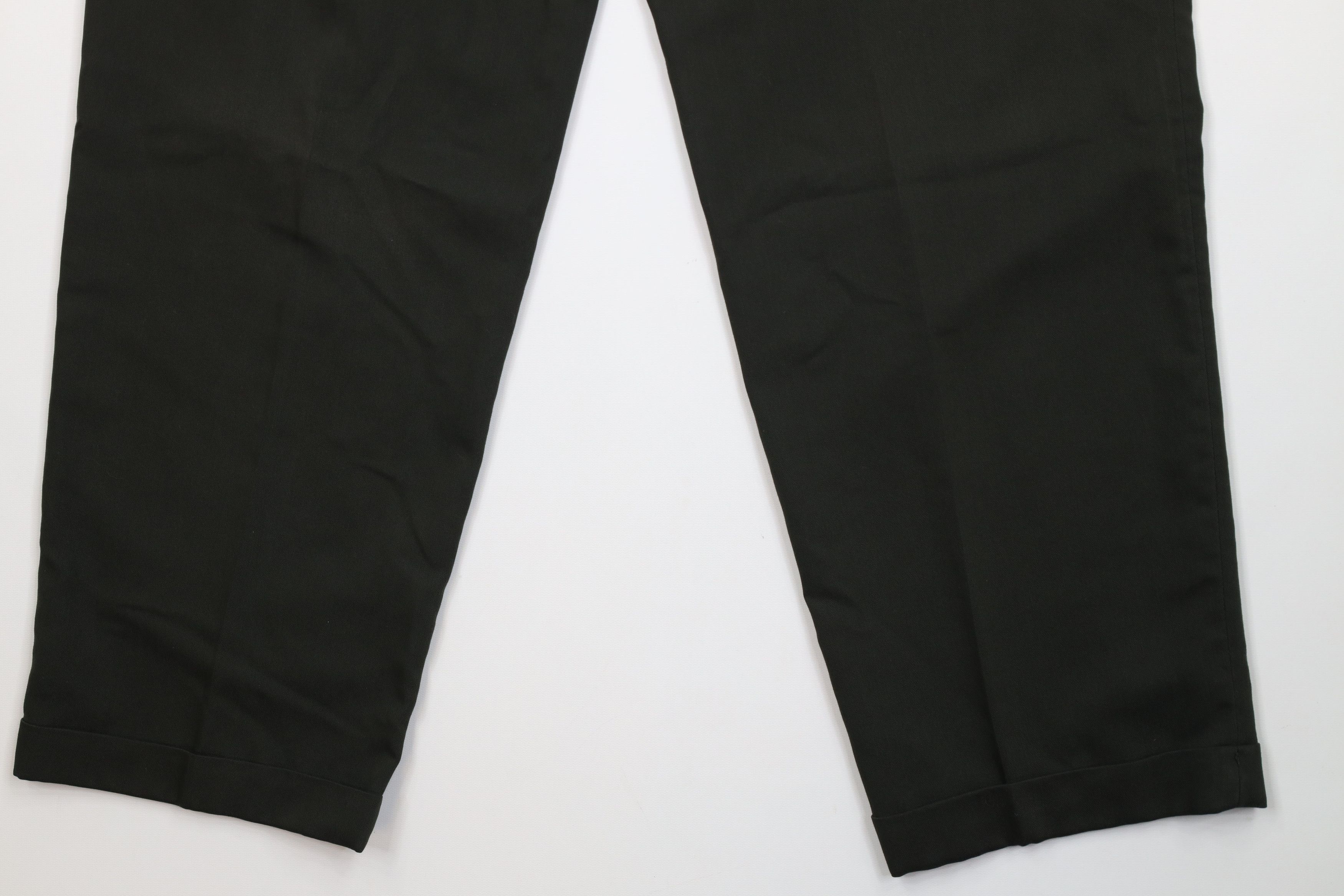 Vintage Vintage 90s Streetwear Pleated Wide Leg Chino Pants Green Size US 34 / EU 50 - 14 Thumbnail